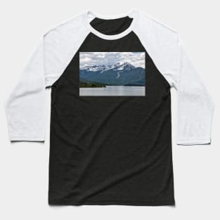 Speedboat And Sailboat On Lake Dillon Baseball T-Shirt